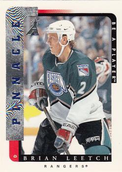 #55 Brian Leetch - New York Rangers - 1996-97 Pinnacle Be a Player Hockey