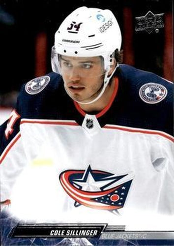 #55 Cole Sillinger - Columbus Blue Jackets - 2022-23 Upper Deck Hockey
