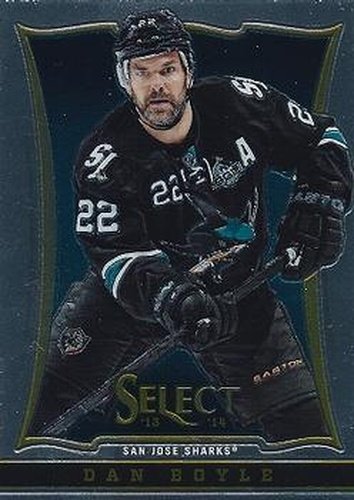 #55 Dan Boyle - San Jose Sharks - 2013-14 Panini Select Hockey