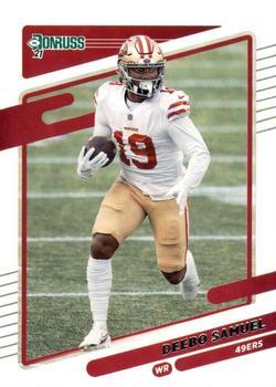 #55 Deebo Samuel - San Francisco 49ers - 2021 Donruss Football