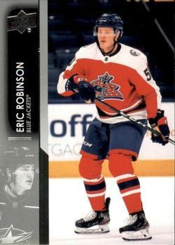 #55 Eric Robinson - Columbus Blue Jackets - 2021-22 Upper Deck Hockey