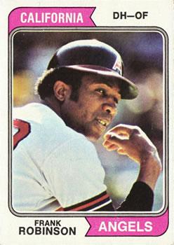 #55 Frank Robinson - California Angels - 1974 Topps Baseball