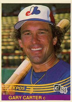 #55 Gary Carter - Montreal Expos - 1984 Donruss Baseball