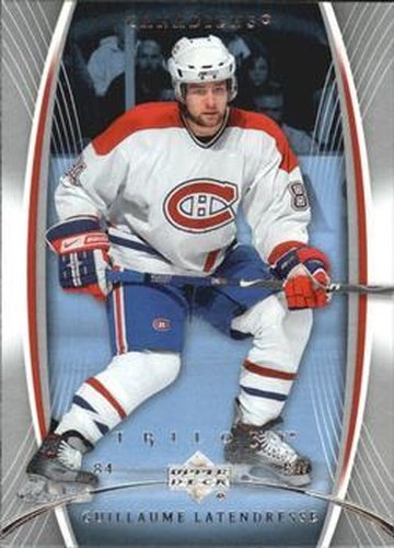 #55 Guillaume Latendresse - Montreal Canadiens - 2007-08 Upper Deck Trilogy Hockey