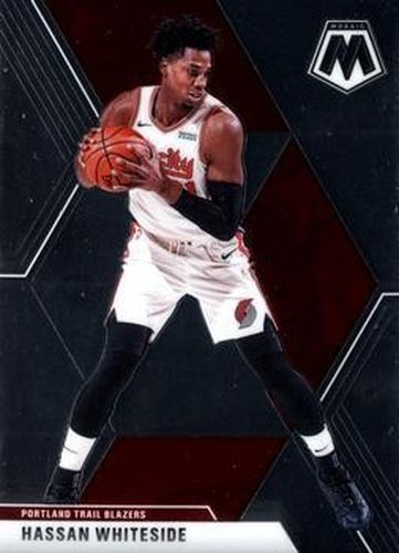 #55 Hassan Whiteside - Portland Trail Blazers - 2019-20 Panini Mosaic Basketball
