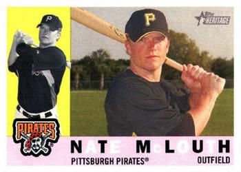 #55 Nate McLouth - Pittsburgh Pirates - 2009 Topps Heritage Baseball