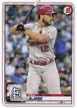 #55 Paul DeJong - St. Louis Cardinals - 2020 Bowman Baseball