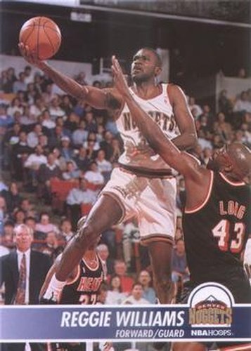 #55 Reggie Williams - Denver Nuggets - 1994-95 Hoops Basketball