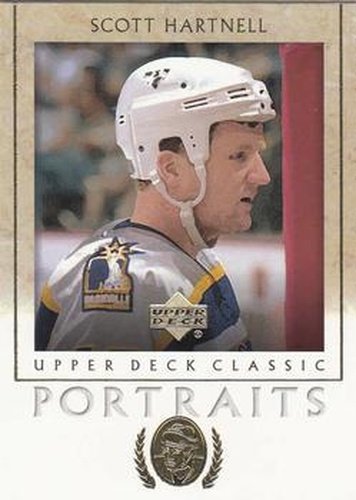 #55 Scott Hartnell - Nashville Predators - 2002-03 Upper Deck Classic Portraits Hockey