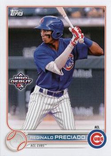 #PD-55 Reginald Preciado - ACL Cubs - 2022 Topps Pro Debut Baseball