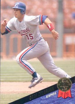 #55 Greg Colbrunn - Montreal Expos - 1993 Leaf Baseball