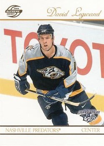 #55 David Legwand - Nashville Predators - 2003-04 Pacific Supreme Hockey