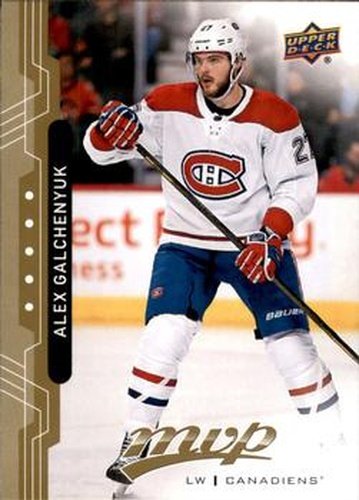 #55 Alex Galchenyuk - Montreal Canadiens - 2018-19 Upper Deck MVP Hockey