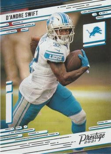 #55 D'Andre Swift - Detroit Lions - 2021 Panini Prestige Football