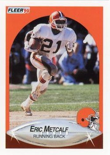 #55 Eric Metcalf - Cleveland Browns - 1990 Fleer Football