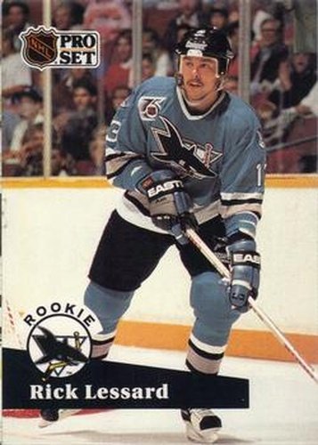 #560 Rick Lessard - 1991-92 Pro Set Hockey
