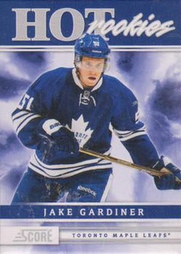 #560 Jake Gardiner - Toronto Maple Leafs - 2011-12 Score Hockey