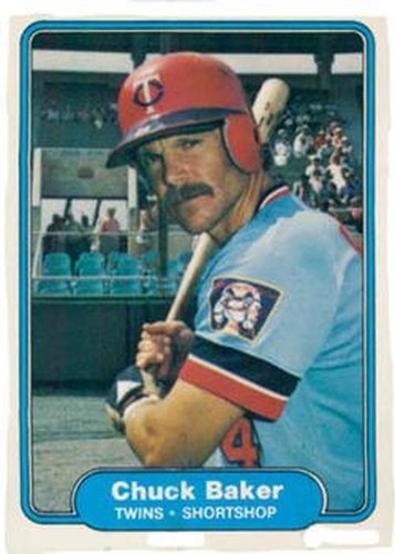 #561 Chuck Baker - Minnesota Twins - 1982 Fleer Baseball