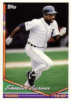 #561 Skeeter Barnes - Detroit Tigers - 1994 Topps Baseball