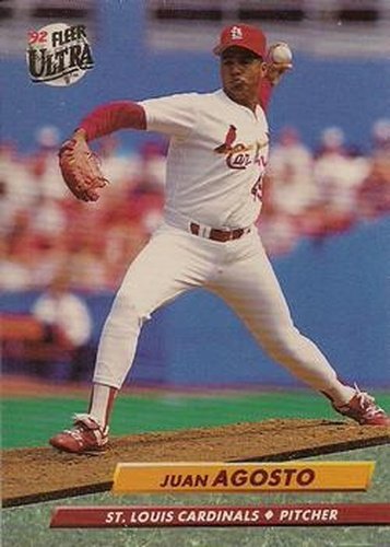 #562 Juan Agosto - St. Louis Cardinals - 1992 Ultra Baseball