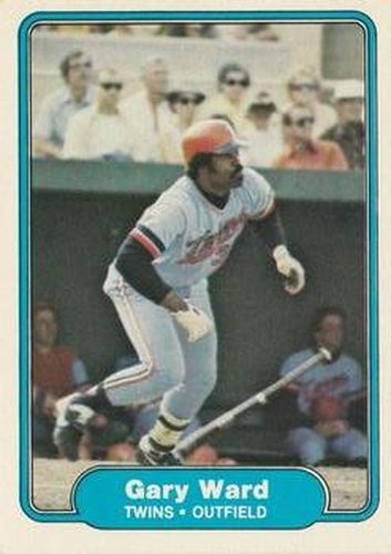 #562 Gary Ward - Minnesota Twins - 1982 Fleer Baseball