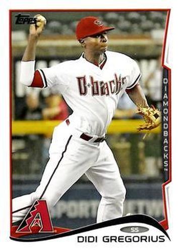 #562 Didi Gregorius - Arizona Diamondbacks - 2014 Topps Baseball