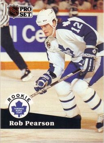 #562 Rob Pearson - 1991-92 Pro Set Hockey