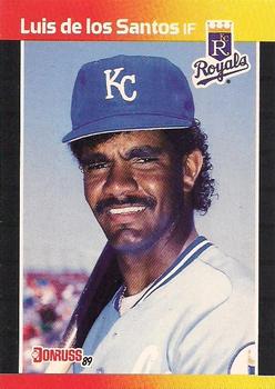 #562 Luis de los Santos - Kansas City Royals - 1989 Donruss Baseball