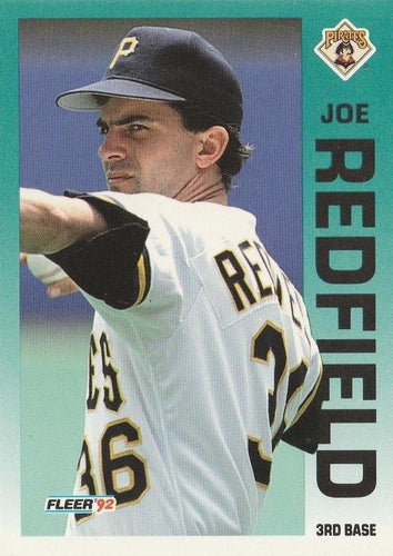 #563 Joe Redfield - Pittsburgh Pirates - 1992 Fleer Baseball