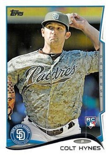 #563 Colt Hynes - San Diego Padres - 2014 Topps Baseball