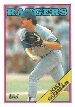 #563 Jose Guzman - Texas Rangers - 1988 Topps Baseball