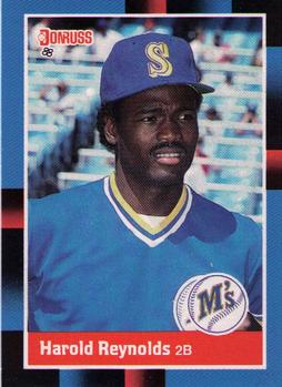 #563 Harold Reynolds - Seattle Mariners - 1988 Donruss Baseball
