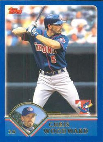 #564 Chris Woodward - Toronto Blue Jays - 2003 Topps Baseball