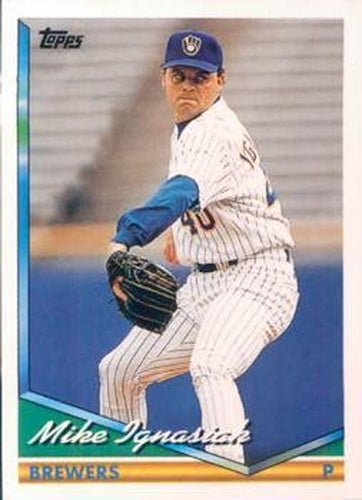 #564 Mike Ignasiak - Milwaukee Brewers - 1994 Topps Baseball