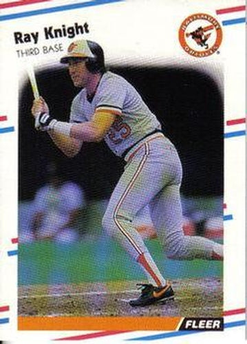#564 Ray Knight - Baltimore Orioles - 1988 Fleer Baseball