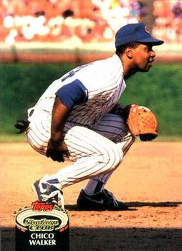 #564 Chico Walker - Chicago Cubs - 1992 Stadium Club Baseball