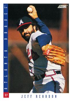 #564 Jeff Reardon - Atlanta Braves - 1993 Score Baseball