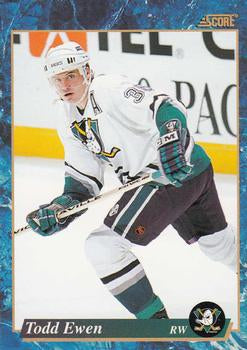 #565 Todd Ewen - Anaheim Mighty Ducks - 1993-94 Score Canadian Hockey