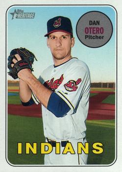 #565 Dan Otero - Cleveland Indians - 2018 Topps Heritage Baseball
