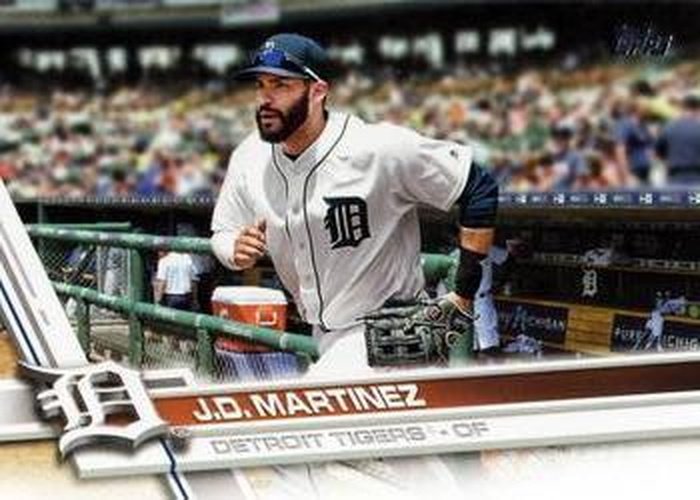 #565 J.D. Martinez - Detroit Tigers - 2017 Topps Baseball