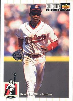 #565 Kenny Lofton - Cleveland Indians - 1994 Collector's Choice Baseball