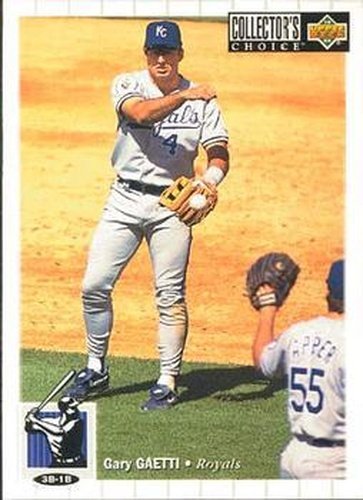 #566 Gary Gaetti - Kansas City Royals - 1994 Collector's Choice Baseball