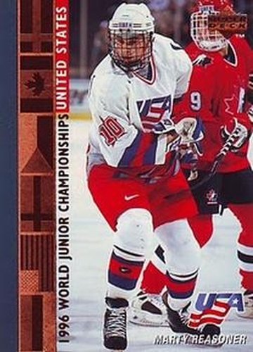#566 Marty Reasoner - USA - 1995-96 Upper Deck Hockey