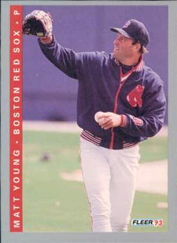#567 Matt Young - Boston Red Sox - 1993 Fleer Baseball