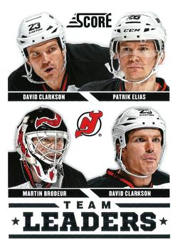 #567 David Clarkson / Martin Brodeur / Patrik Elias - New Jersey Devils - 2013-14 Score Hockey