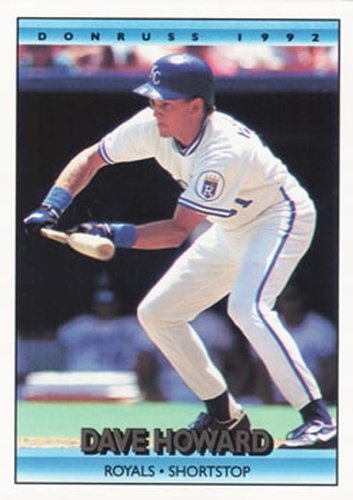 #567 David Howard - Kansas City Royals - 1992 Donruss Baseball