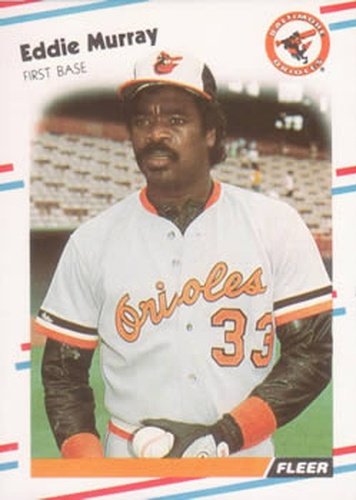 #567 Eddie Murray - Baltimore Orioles - 1988 Fleer Baseball