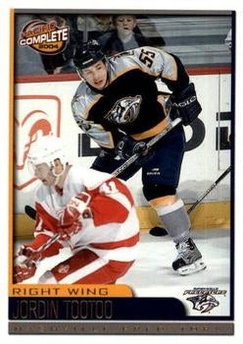 #567 Jordin Tootoo - Nashville Predators - 2003-04 Pacific Complete Hockey