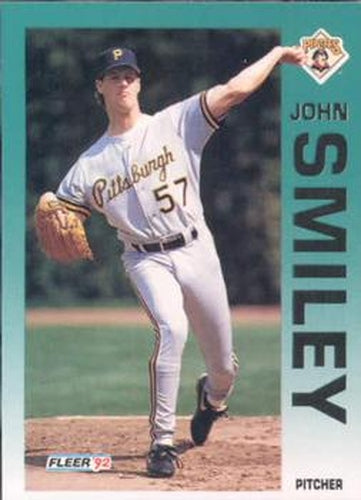 #567 John Smiley - Pittsburgh Pirates - 1992 Fleer Baseball
