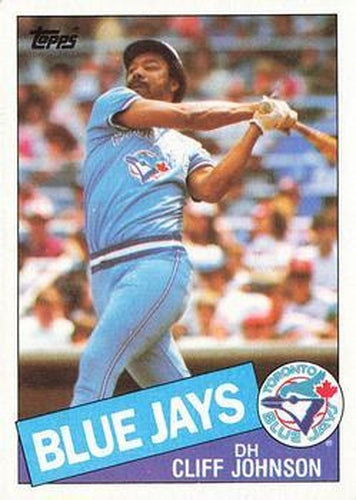 #568 Cliff Johnson - Toronto Blue Jays - 1985 Topps Baseball
